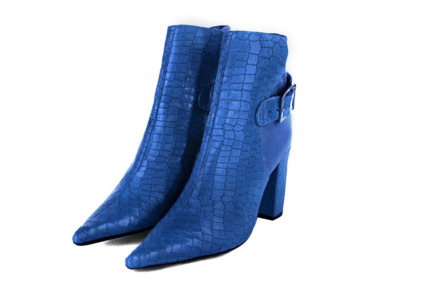 Bottines habillées bleu électrique pour femme - Florence KOOIJMAN