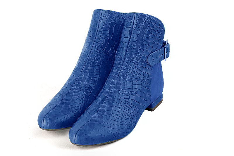 Bottines habillées bleu électrique pour femme - Florence KOOIJMAN