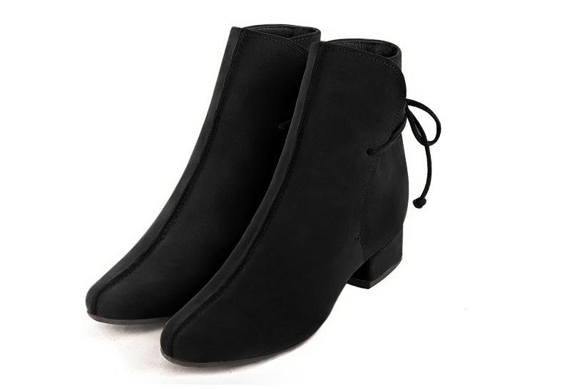Bottines habillées noir mat pour femme - Florence KOOIJMAN