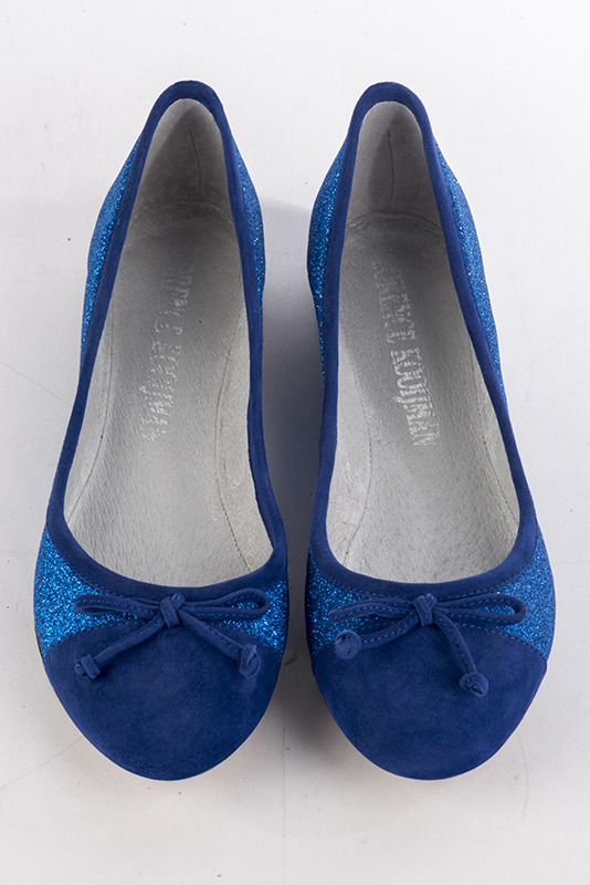 Sans marque Très beaux escarpins babies bleus vernis Atelier Mercadal Bleu  - Chaussures Ballerines Femme 85,00 €