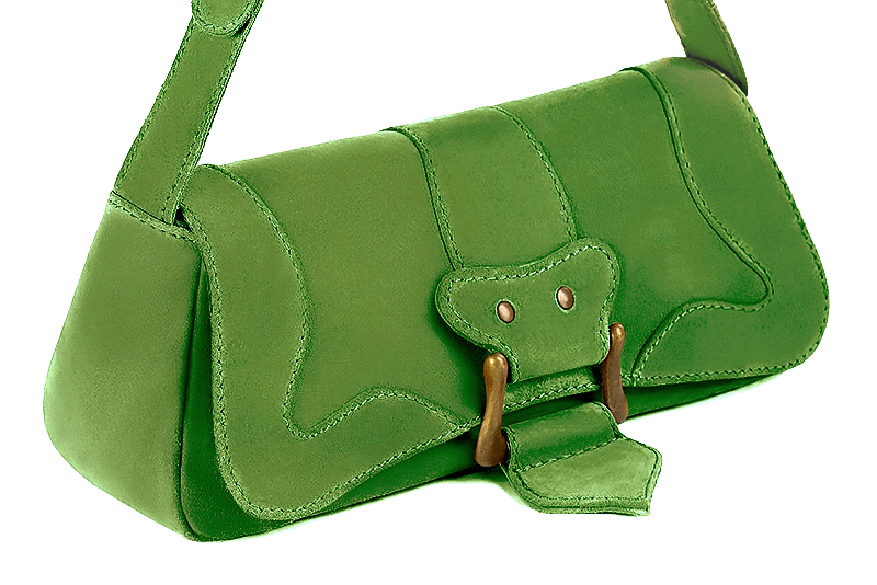 Luxueux petit sac à main vert anis - Vue avant
