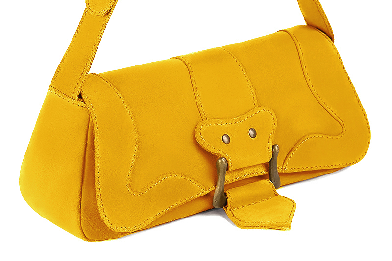 Luxueux petit sac à main jaune - Vue avant