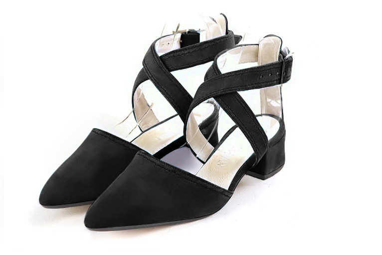 Chaussures habillées noir mat pour femme - Florence KOOIJMAN