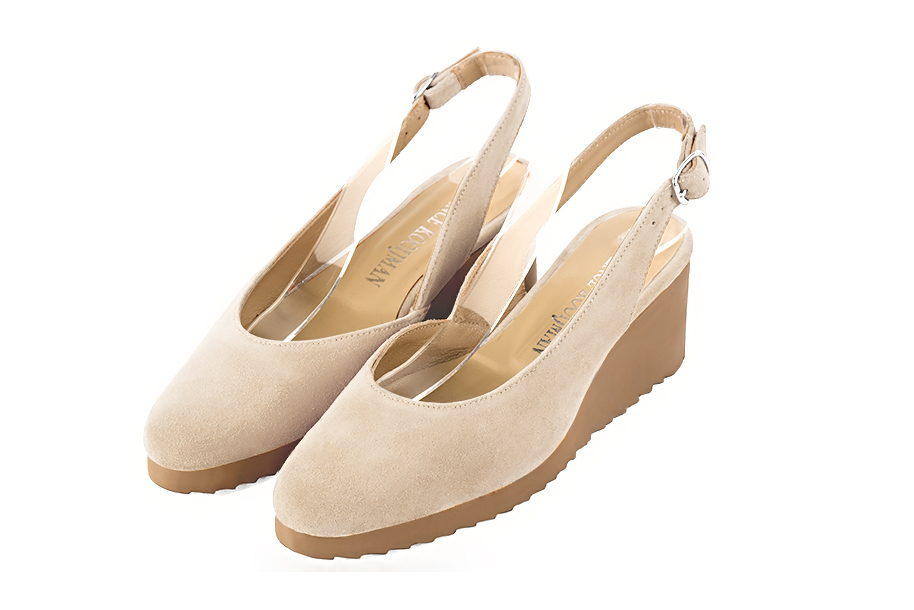 Chaussures habillées beige vanille pour femme - Florence KOOIJMAN