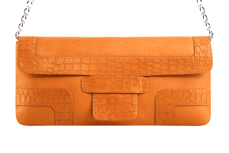 Pochettes habillées orange abricot pour cérémonies - Florence KOOIJMAN