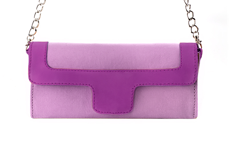 Florence Kooijman - Pochette femme mariage cérémonie violet mauve - Idéal mariage, cérémonie et soirée - Vue de profil