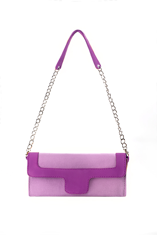 Florence Kooijman - Pochette femme mariage cérémonie violet mauve - Idéal mariage, cérémonie et soirée - Vue du dessus