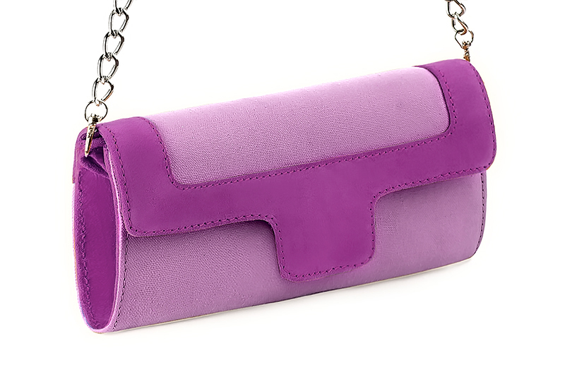 Florence Kooijman - Pochette femme mariage cérémonie violet mauve - Idéal mariage, cérémonie et soirée - Vue avant