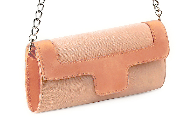 Pochette femme mariage cérémonie pêche - Vue avant