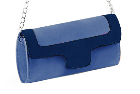 Pochette femme habillée bleu électrique pour mariage, cérémonies et soirées.
Personnalisation Vue avant - Florence KOOIJMAN