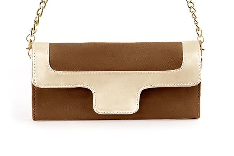 Pochettes habillées marron caramel pour cérémonies - Florence KOOIJMAN