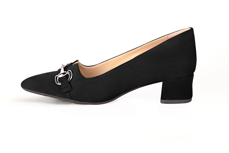 Pochette habillée femme pour cérémonie noir mat - Vue arrière