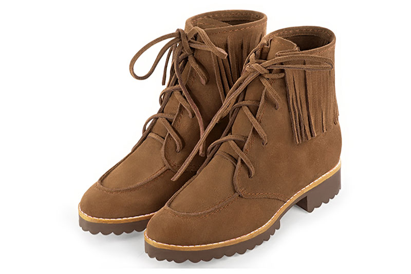 Bottines Femme Automne-Hiver - Talon Bas 4 Cm - Semelle Caoutchouc - Fermeture Éclair - Style Décontracté - Polyuréthane