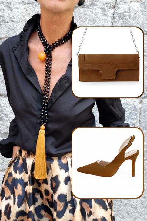 Escarpins bride arrière marron caramel. Bout pointu. Talon fin de 9.5 cm - Vue du dessus