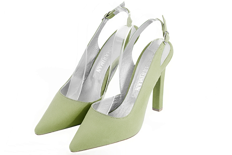 Chaussures habillées vert tilleul pour femme - Florence KOOIJMAN
