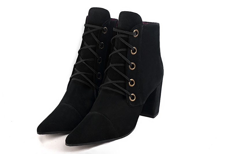 Bottines habillées noir mat pour femme - Florence KOOIJMAN