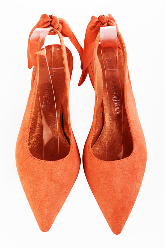 Pink Pearl Escarpin \u00e0 bride arri\u00e8re orange clair \u00e9l\u00e9gant Chaussures Escarpins Escarpins à bride arrière 