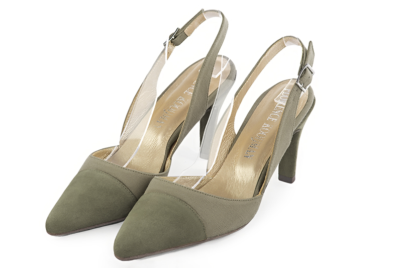Chaussures habillées vert kaki pour femme - Florence KOOIJMAN