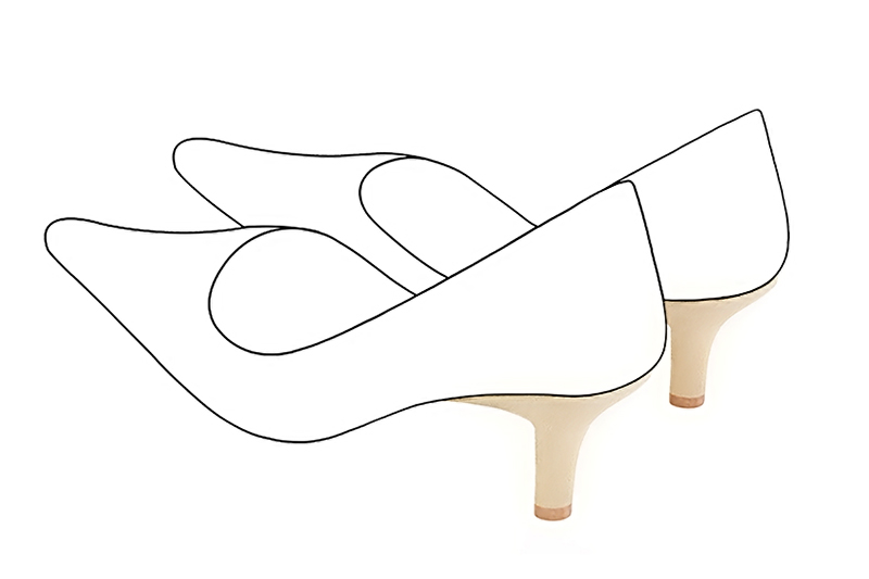 Chaussures et maroquinerie Florence KOOIJMAN - Élégant petit talon, avec un pied fin