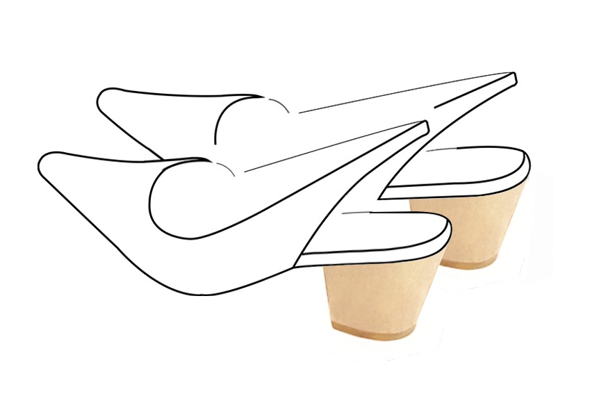 Chaussures et maroquinerie Florence KOOIJMAN - Talon biseauté pour chaussures, boots et botte Femme.