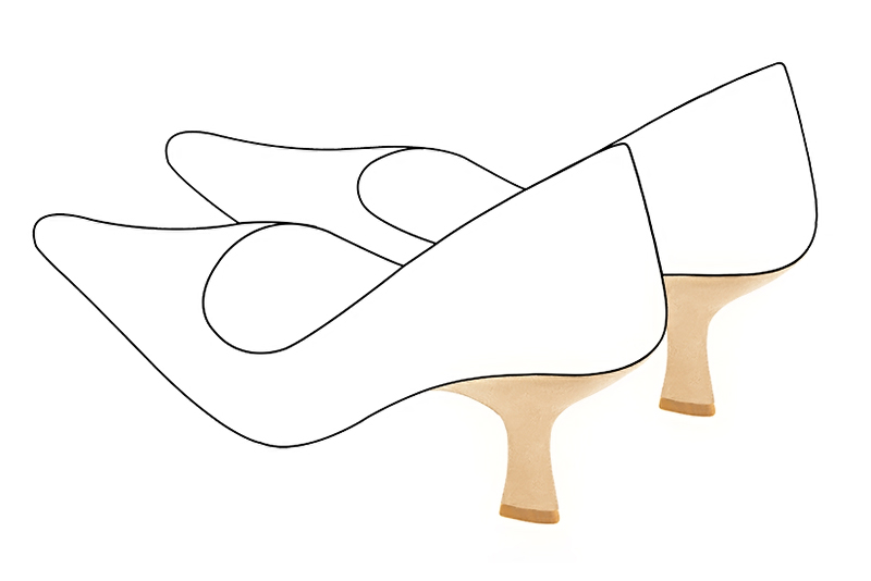 Chaussures et maroquinerie Florence KOOIJMAN - Talon avec un pied fin en retrait, de forme triangulaire
