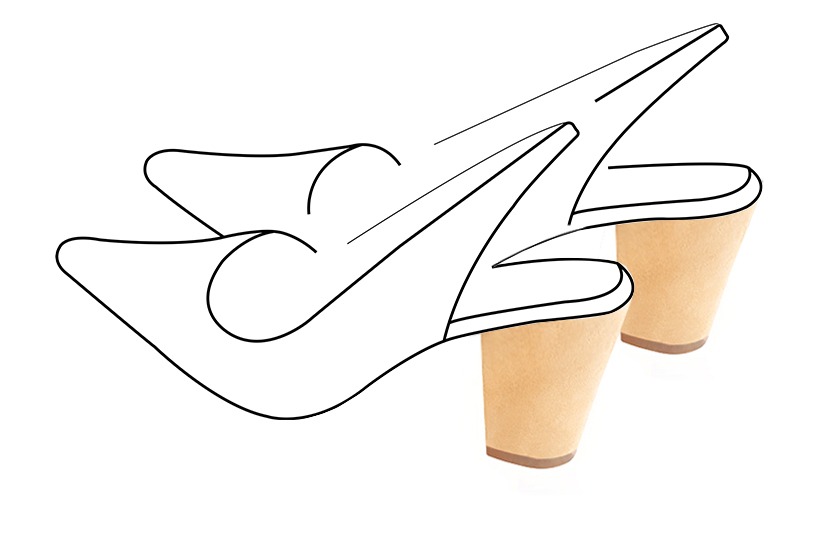Chaussures et maroquinerie Florence KOOIJMAN - Talon bottier biseauté pour chaussures et boots