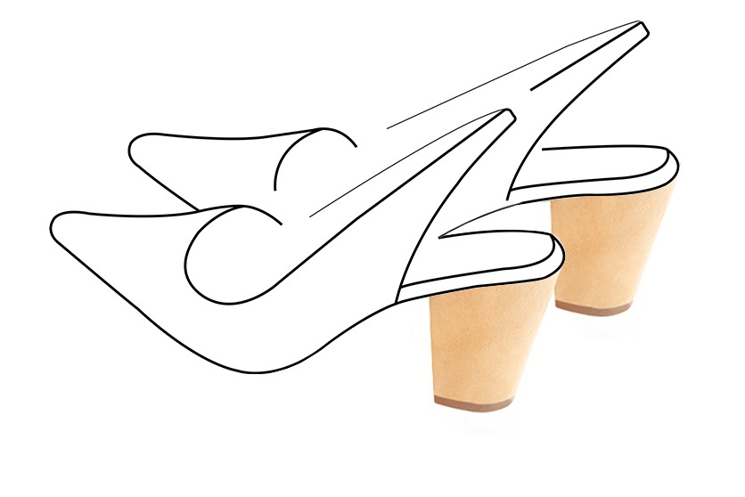 Chaussures et maroquinerie Florence KOOIJMAN - Talon bottier biseauté pour chaussures et boots