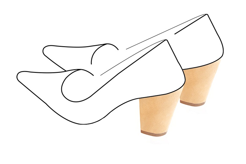 Talon bottier biseauté pour chaussures et boots - Florence KOOIJMAN