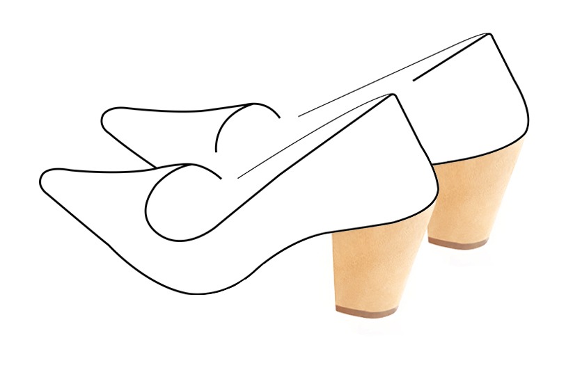 Talon bottier biseauté pour chaussures et boots - Florence KOOIJMAN