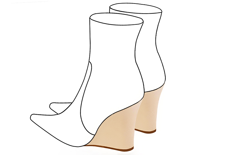 Chaussures et maroquinerie Florence KOOIJMAN - Talon compensé d'une hauteur de 9.5 centimètres, avec une base en retrait d'une largeur de 2 centimètres