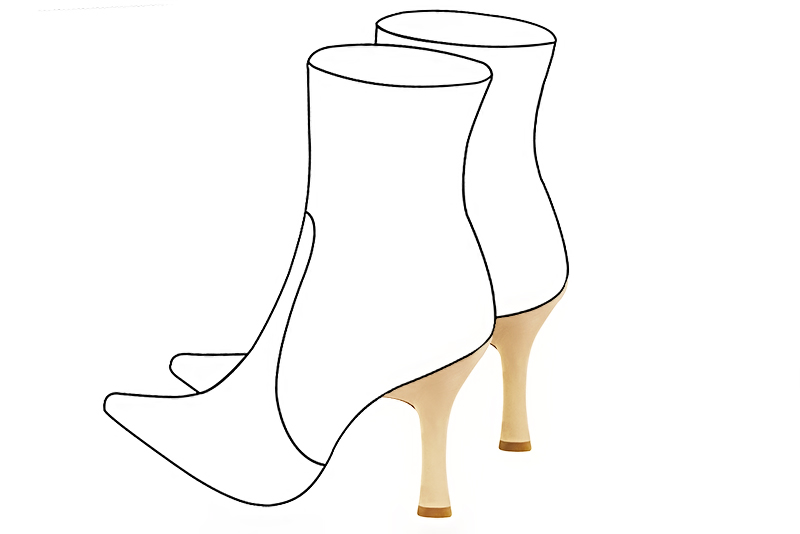 Chaussures et maroquinerie Florence KOOIJMAN - Talon de caractère d'une hauteur de 9.5 centimètres,
avec une base fine de forme triangulaire
