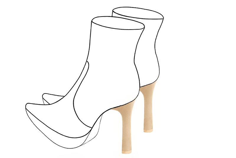 Chaussures et maroquinerie Florence KOOIJMAN - Talon d'une hauteur de 11 centimètres, avec un pied fin positionné sur l'arrière, en demie colonne, d'une largeur de 1.5 centimètre, nécessitant un patin de 1.5 centimètre sous l'avant pied 