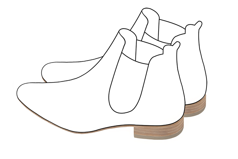 Chaussures et maroquinerie Florence KOOIJMAN - Semelle bloc en cuir pour hommes