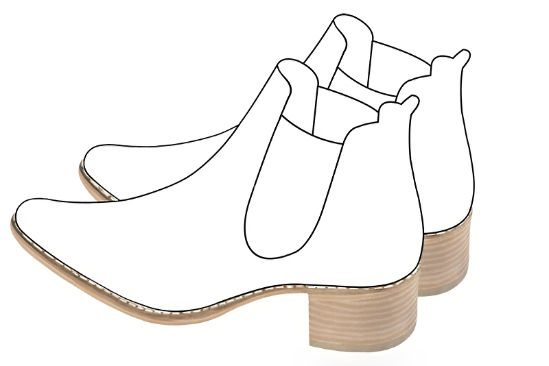 Chaussures et maroquinerie Florence KOOIJMAN - Semelle bloc en cuir avec une trépointe 